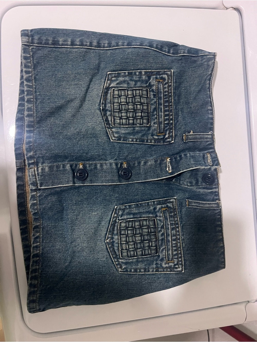 American Eagle Outfitters vintage Dark Blue Denim Mini Skirt